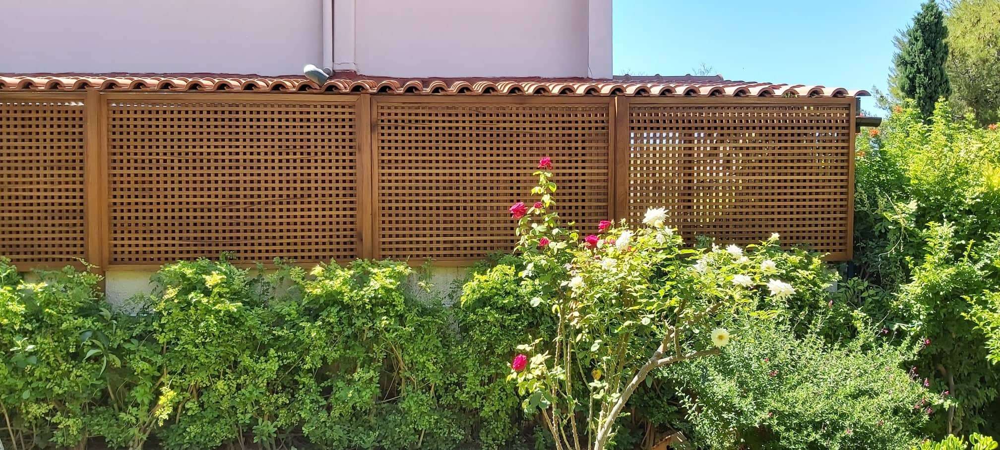 Καφασωτά και ξύλινοι φράχτες