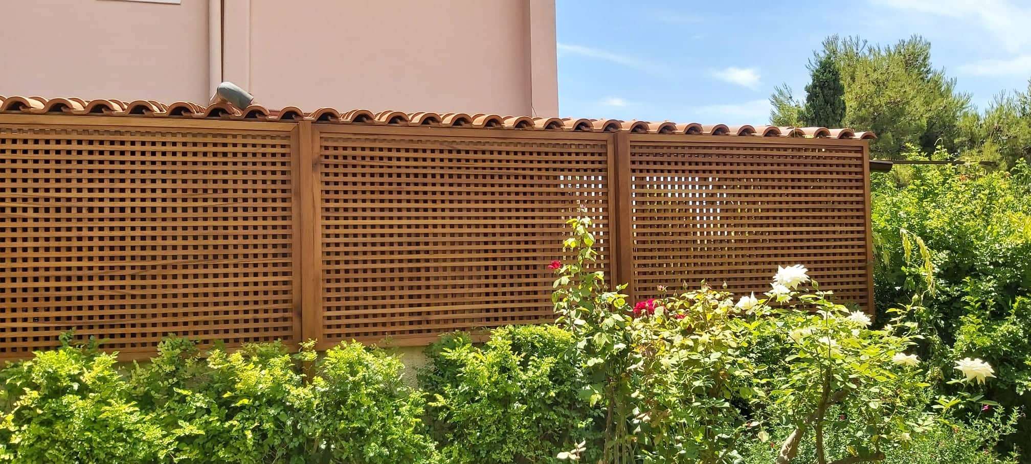 Καφασωτά και ξύλινοι φράχτες